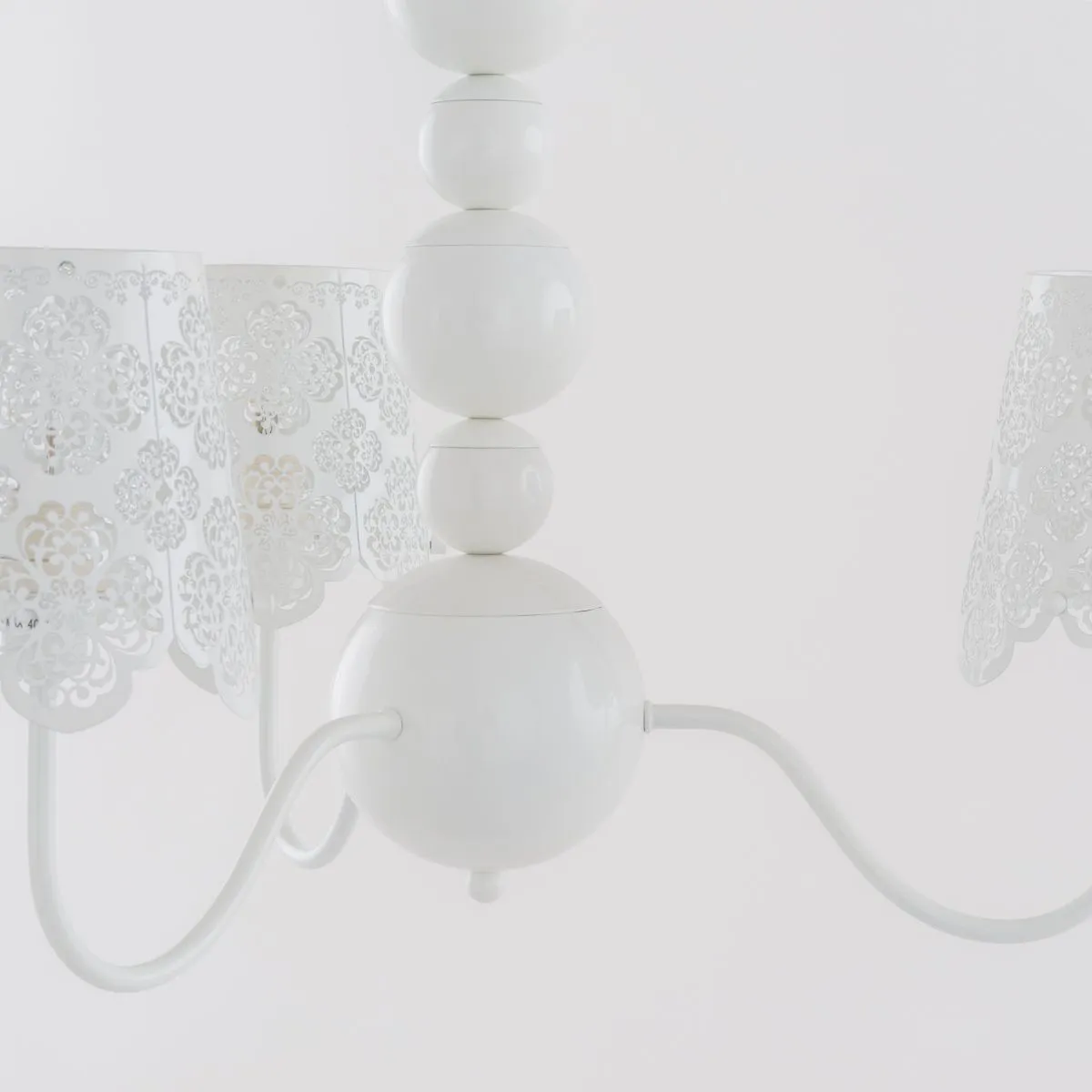 Arianna, nowoczesna lampa wisząca, biała, E14, V2473B-3 WH